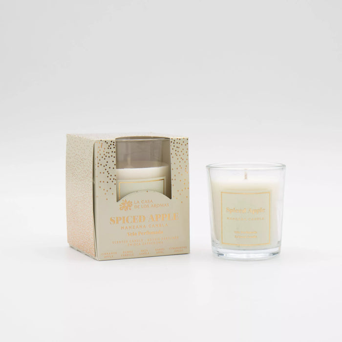 Vela Perfumada Natal Maçã Temperada 120g - La Casa de los Aromas : Spiced Apple - 1