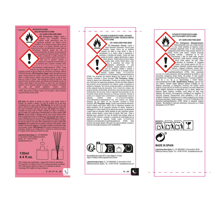 Difusor Mikado Mystic - 130ml - La Casa de los Aromas : Karma - 3