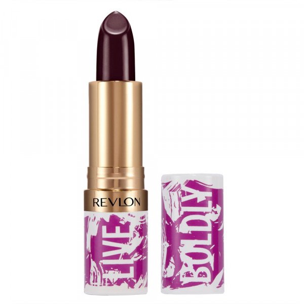 Viva Ousadamente Super Lustrous Barra de Lábios - Revlon: Black Cherry - 1