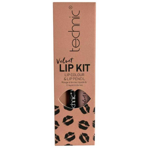 Velvet Lip Kit Delineador + Batom Líquido - Technic - Technic Cosmetics: Tea Rose - 1