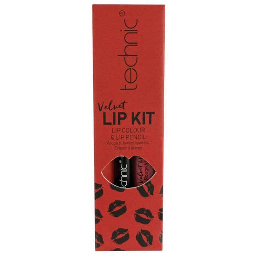 Velvet Lip Kit Delineador + Batom Líquido - Technic - Technic Cosmetics: Vintage Red - 2