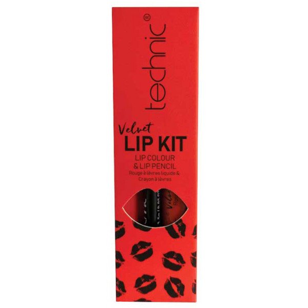 Velvet Lip Kit Delineador + Batom Líquido - Technic - Technic Cosmetics: Louby Lou - 4