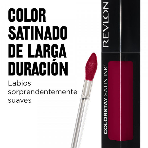 Batom Líquido Colorstay Satin Ink - Revlon : 020 On a Mission - 2