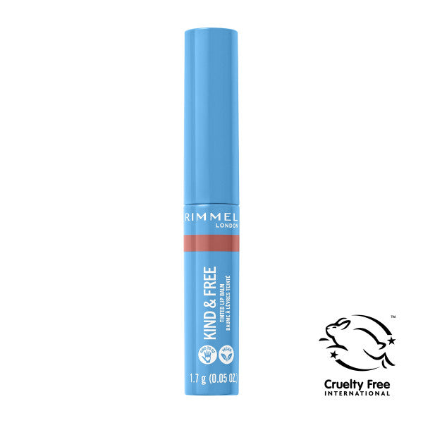 Bálsamo labial Kind & Free com Cor Hidratante e Nutritiva - Rimmel London : 002 - Apricot Beauty - 1