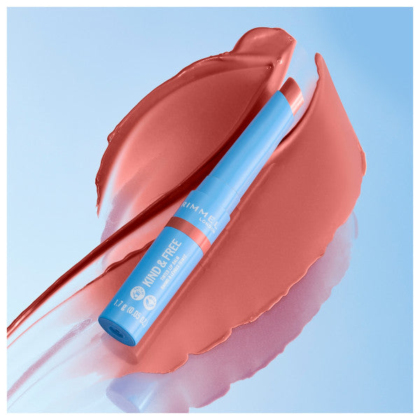 Bálsamo labial Kind & Free com Cor Hidratante e Nutritiva - Rimmel London : 002 - Apricot Beauty - 5