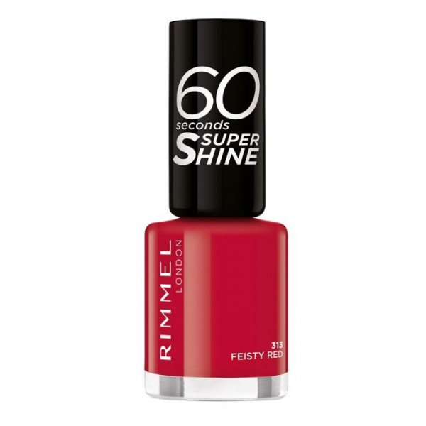 60 segundos super brilho - Rimmel London : 313 Fesity Red - 1