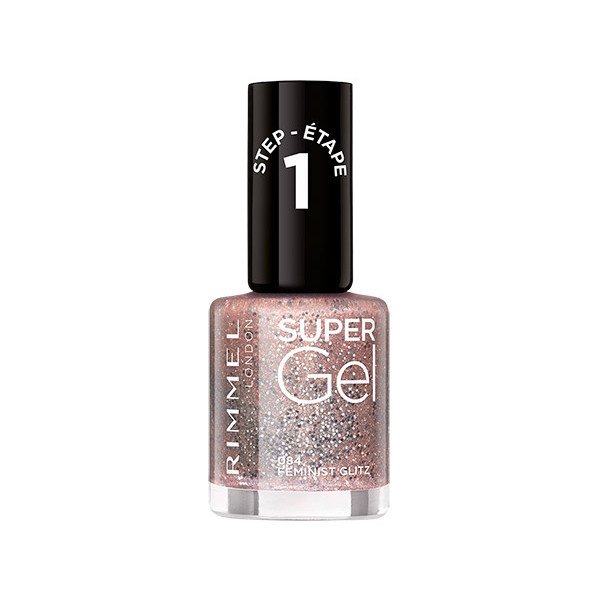 Super Gel por Kate Moss Esmalte para Unhas - Rimmel: 084 Feminist Glitz - 10