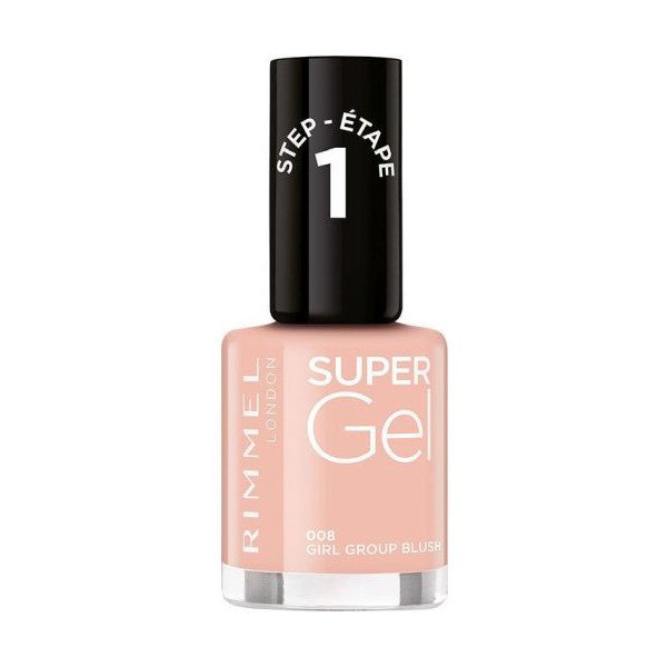 Super Gel por Kate Moss Esmalte para Unhas - Rimmel: 008 Gril Group Blush - 3