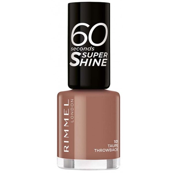 60 segundos super brilho - Rimmel London : 101 Taupe Throwback - 1