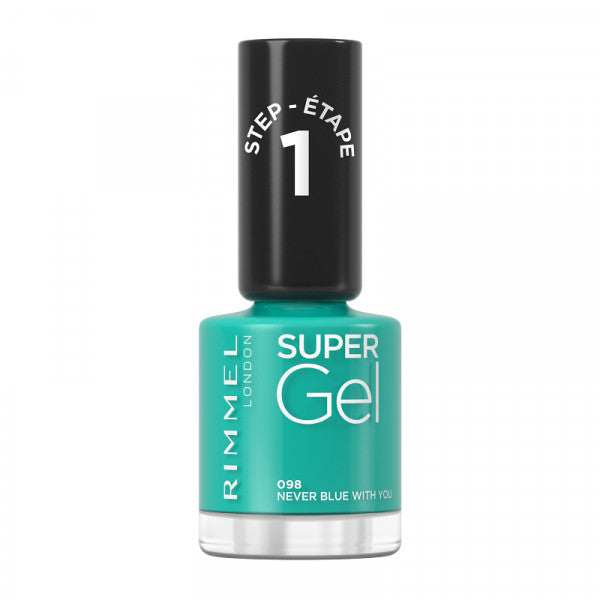 Super Gel por Kate Moss Esmalte para Unhas - Rimmel: 98 Never Bluw With You - 23