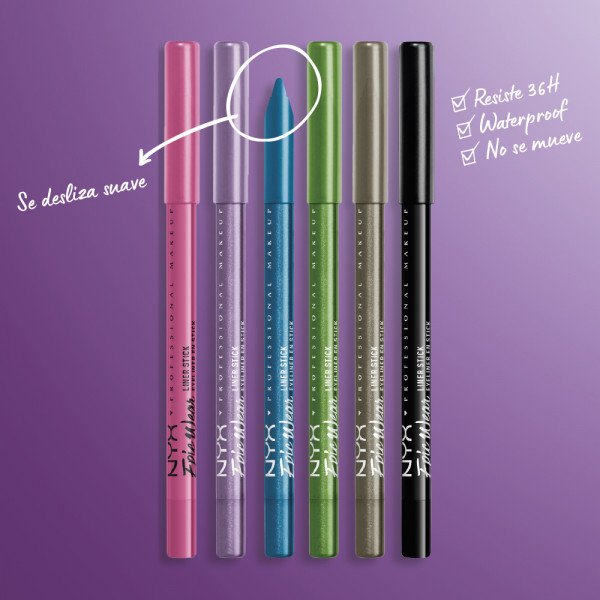 Epic Wear Liner Stricks Delineador de Ojos - Maquiagem Profissional - Nyx : Pink Spirit - 7