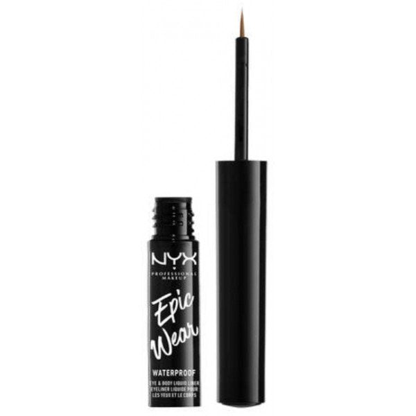 Delineador Líquido Epic Wear - Maquiagem Profissional - Nyx : Brown Metallic - 1