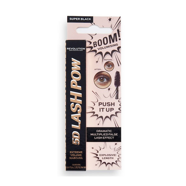 Rímel 5d Lash Pow: Preto - Revolution - Make Up Revolution - 3