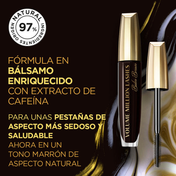 Máscara de Cílios Volume Million Lashes Balm Noir - L'oreal Paris : Marrón - 6