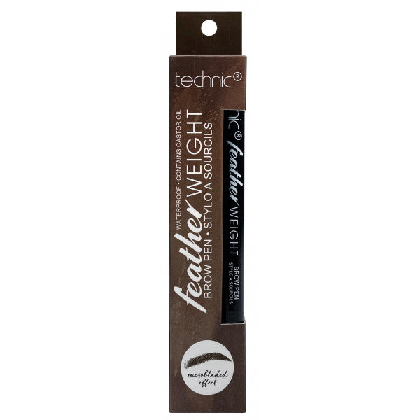 Lápis de Sobrancelhas Featherweight - Technic Cosmetics : Warm Brown - 1