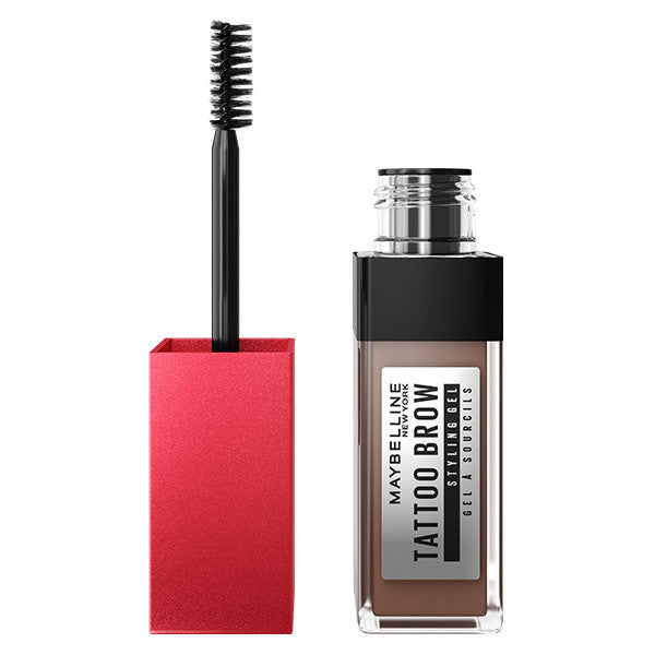 Gel para Sobrancelhas Preenchidas Tattoo Brow - Maybelline : 255 Soft Brown - 2