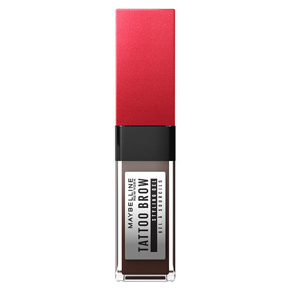 Gel para Sobrancelhas Preenchidas Tattoo Brow - Maybelline : 260 Deep Brown - 1