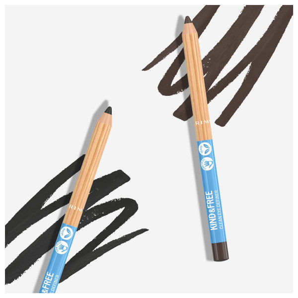 Delineador de Olhos Kind & Free Definer Ultra Suave - Rimmel London : 001 Pitch - 4