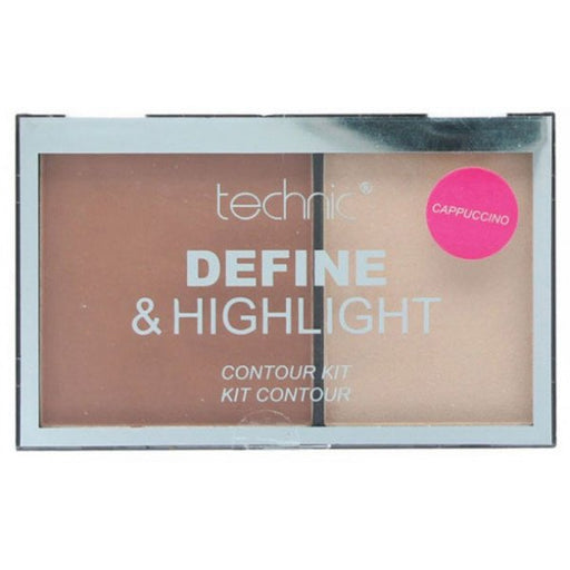 Kit de Contorno Define &amp; Highlight - Technic - Technic Cosmetics: Capuccino - 2