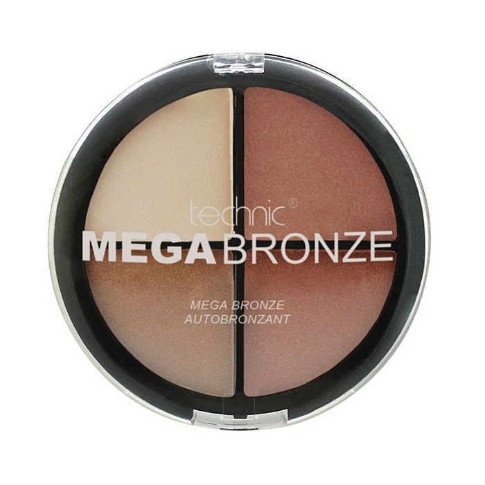 Mega Bronze Quad de Bronzeadores - Technic - Technic Cosmetics - 1
