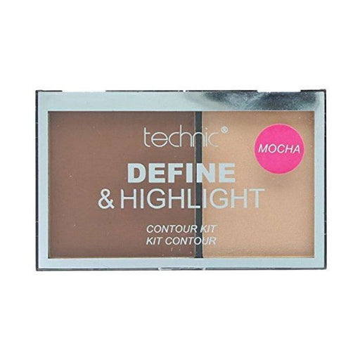 Kit de Contorno Define &amp; Highlight - Technic - Technic Cosmetics : Mocha - 1