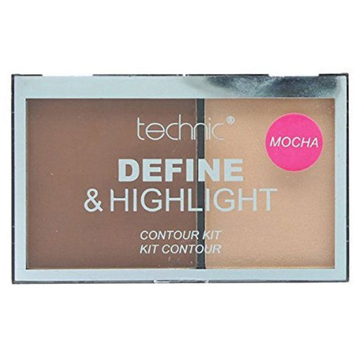 Kit de Contorno Define &amp; Highlight - Technic - Technic Cosmetics: Mocha - 1
