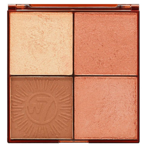 Paleta de Rostro Bronze Brilliance Bronze &amp; Glow Palette - W7 : Medium Dark - 1
