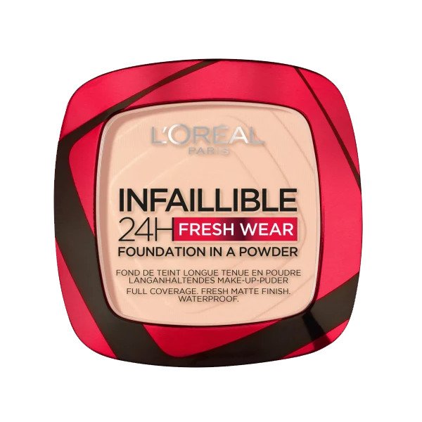 Base compacta Infallible 24 Fresh to Wear - L&#39;oreal Paris Makeup - L'oreal Paris: 180 Rose Sand - 7