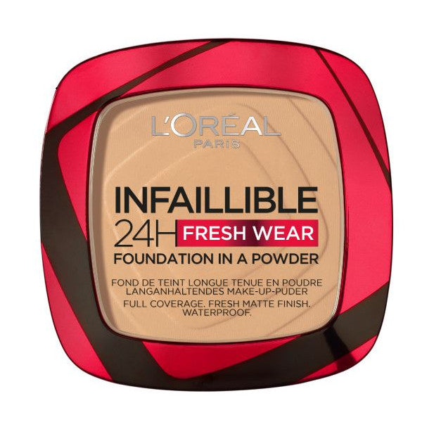 Base compacta Infallible 24 Fresh to Wear - L&#39;oreal Paris Makeup - L'oreal Paris: Powder 200 Golden Sand - 9