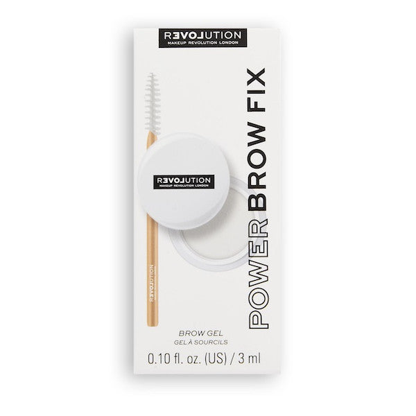 Gel Fixador de Sobrancelhas Relove Power Brow Fix Clear: Transparente - Revolution Relove - 2