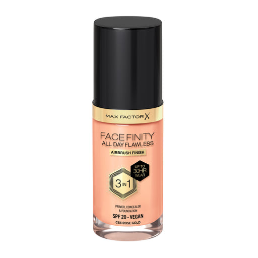 Base de Maquiagem Facefinity - Max Factor : 64 Rose Gold - 1