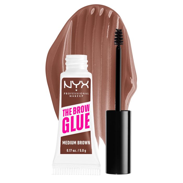 Gel Fixador Sobrancelhas the Brow Glue - Nyx : Medium Brown - 1