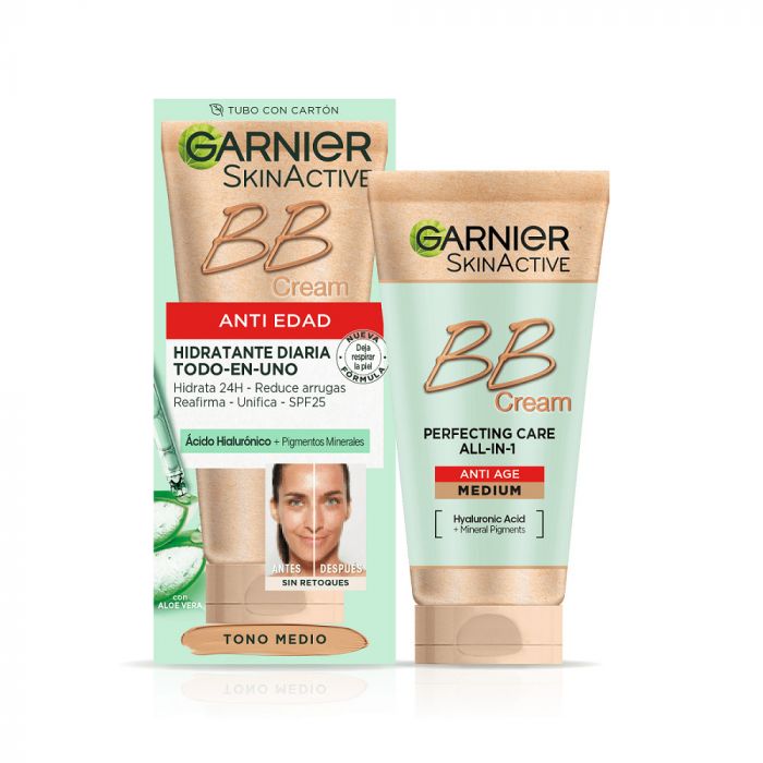 Bb Cream Hidratante Antienvelhecimento com Cor FPS 15 - Garnier - 1