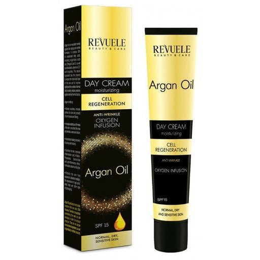 Creme Facial de Dia com Óleo de Argan - Revuele - 1