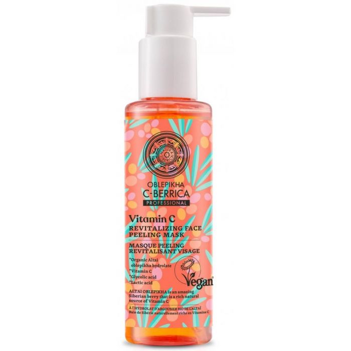 Máscara Facial Esfoliante Revitalizante com Vitamina C C-berrica - Natura Siberica - 1