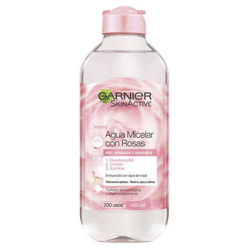 Água Micelar com Rosas Limpa & Ilumina - Garnier - 1