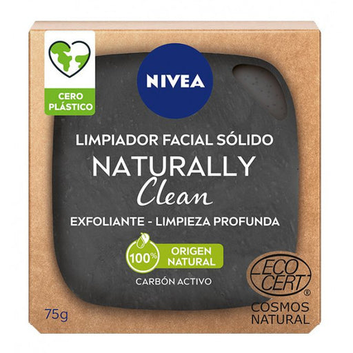 Esfoliante Facial Sólido Naturally Clean Limpeza Profunda - Nivea - 1