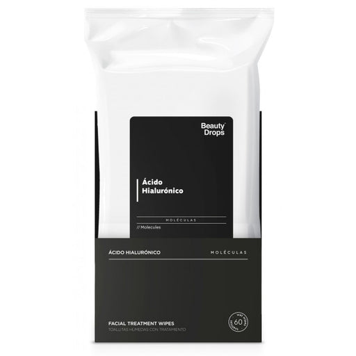 Toalhetes desmaquilhantes com tratamento de ácido hialurónico - Beauty Drops - 1