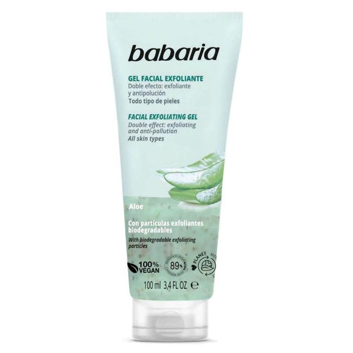 Gel Facial Esfoliante Aloe - Babaria - 1