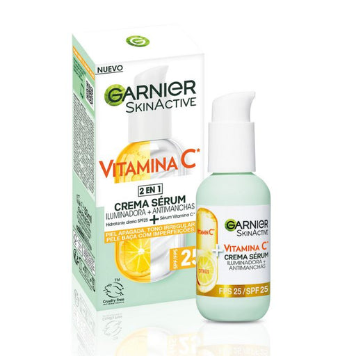 Skin Active Creme Serum Iluminador Antimanchas Vitamina C - Garnier - 1
