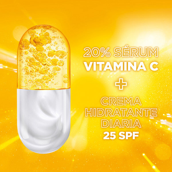 Skin Active Creme Serum Iluminador Antimanchas Vitamina C - Garnier - 5