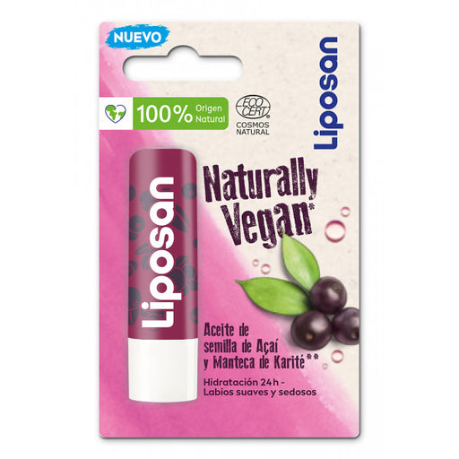 Bálsamo Labial com Óleo de Açaí e Manteiga de Karité: 4,8 g - Liposan - 1