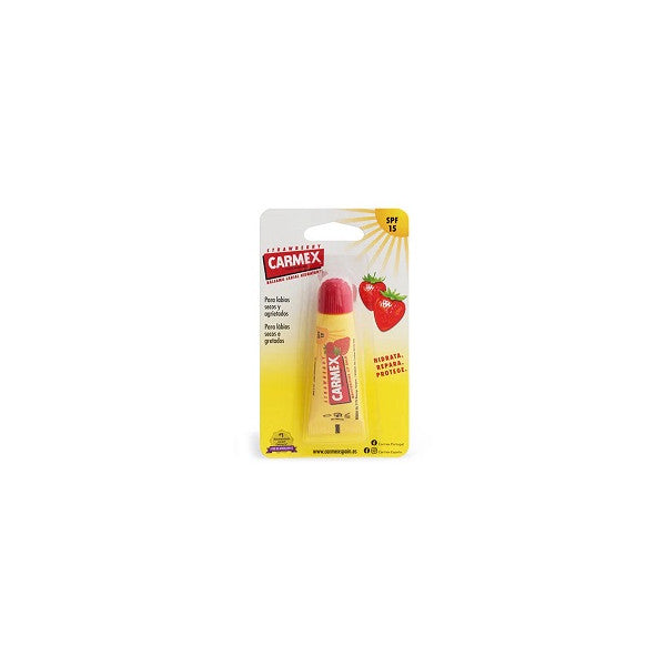 Protetor Labial Hidratante Tubo 10 gr - Carmex : Fresa - Tubo - 1