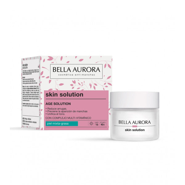 Anti-rugas pele mista-oleosa: 50 ml - Bella Aurora - 1