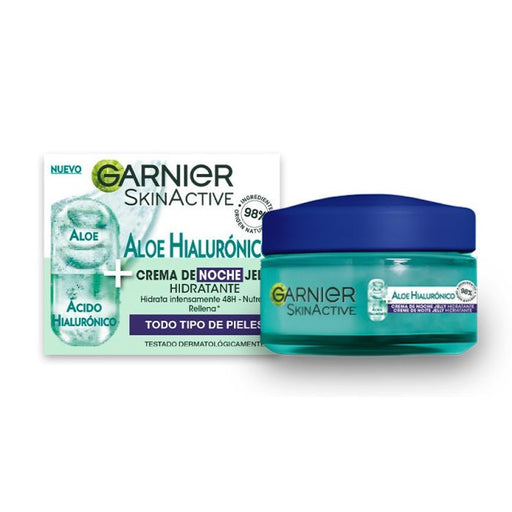 Creme de Noite Skinactive com Ácido Hialurónico + Aloé Vera + Óleo de Argan - Garnier - 1
