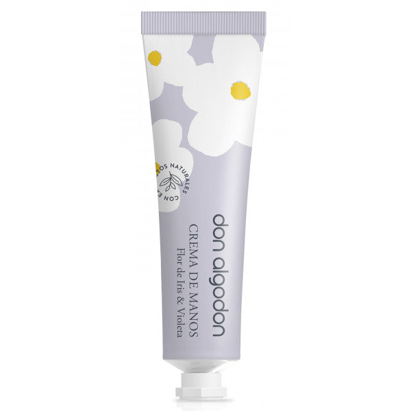 Creme para as mãos - Don Algodón : Flor de Iris &amp; Violeta - 1