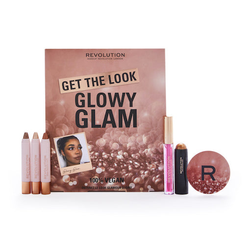 Conjunto de Maquiagem Get the Look Glowy Glam: Conjunto de 6 Produtos - Make Up Revolution - 1