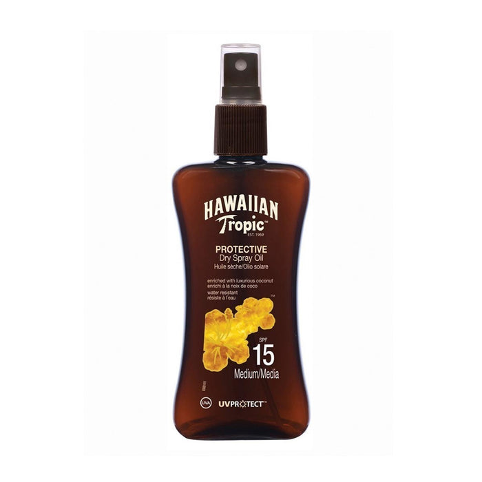 Bronzeado em spray de óleo - trópico havaiano - Hawaiian Tropic : SPF 15 200ML - 1