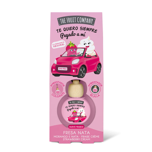 Ambientador para carro 6,5 ml - creme de morango - The Fruit Company - 1