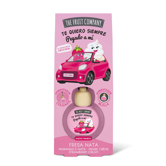 Ambientador para carro 6,5 ml - creme de morango - The Fruit Company - 1